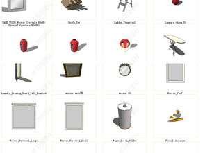 日常用品模型 裝飾擺設與設計資源指南